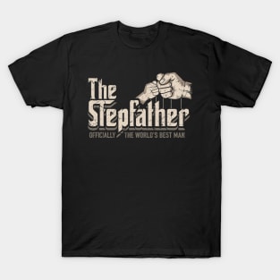 Funny Stepdad Gifts Stepfather Officially World's Best T-Shirt